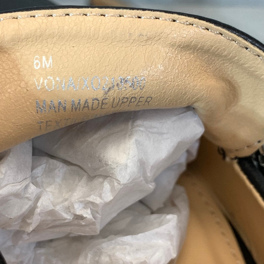 XOXO Black Vona Crystal Chain Embellished Pointed-Toe Slip-On Flats SZ 6