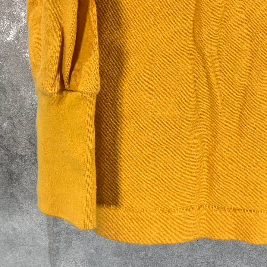 AIME LEON DORE Men's Mustard Crewneck Pullover Long Sleeve T-Shirt SZ L