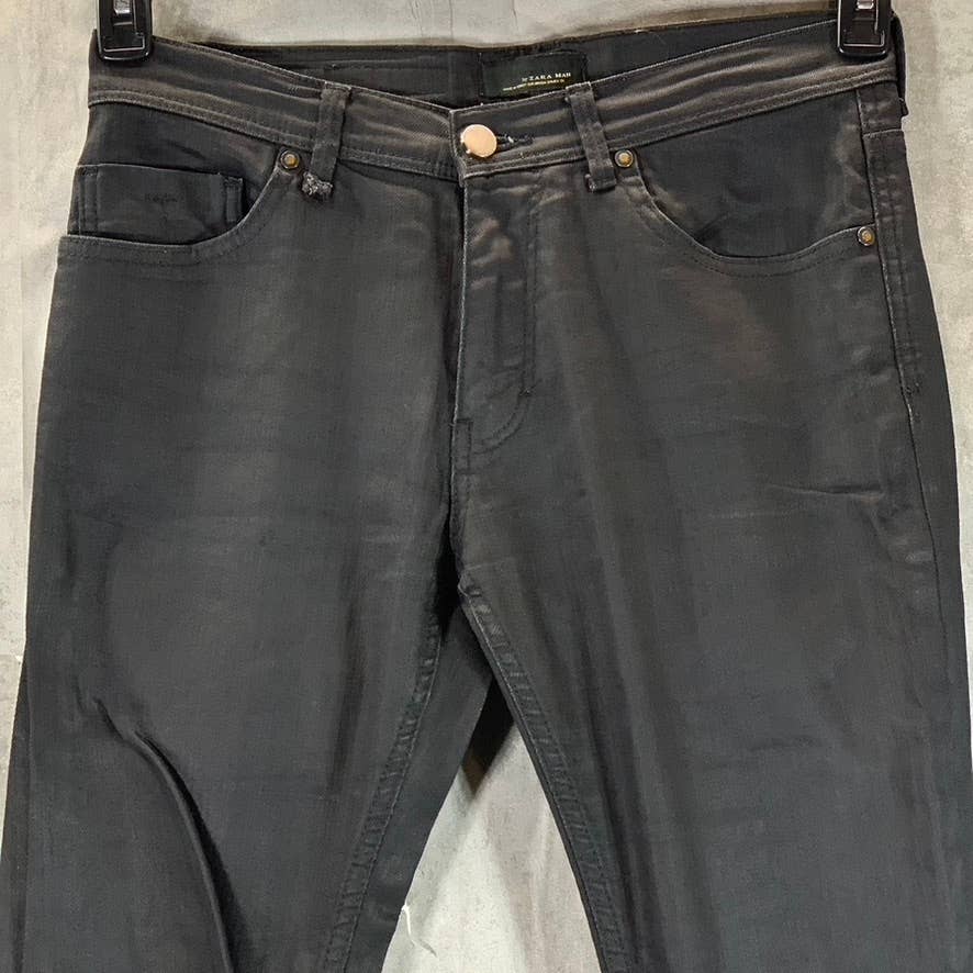 BLACK TAG By ZARA MAN Men's Deep Black Jeans SZ 31