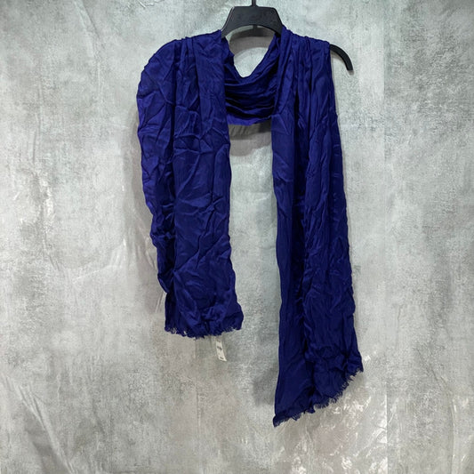 INC INTERNATIONAL CONCEPTS Blue Wrap & Scarf OS