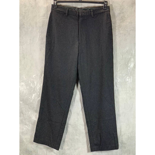 BANANA REPUBLIC Men's Charcoal Emerson Wool-Blend Pants SZ 34x32