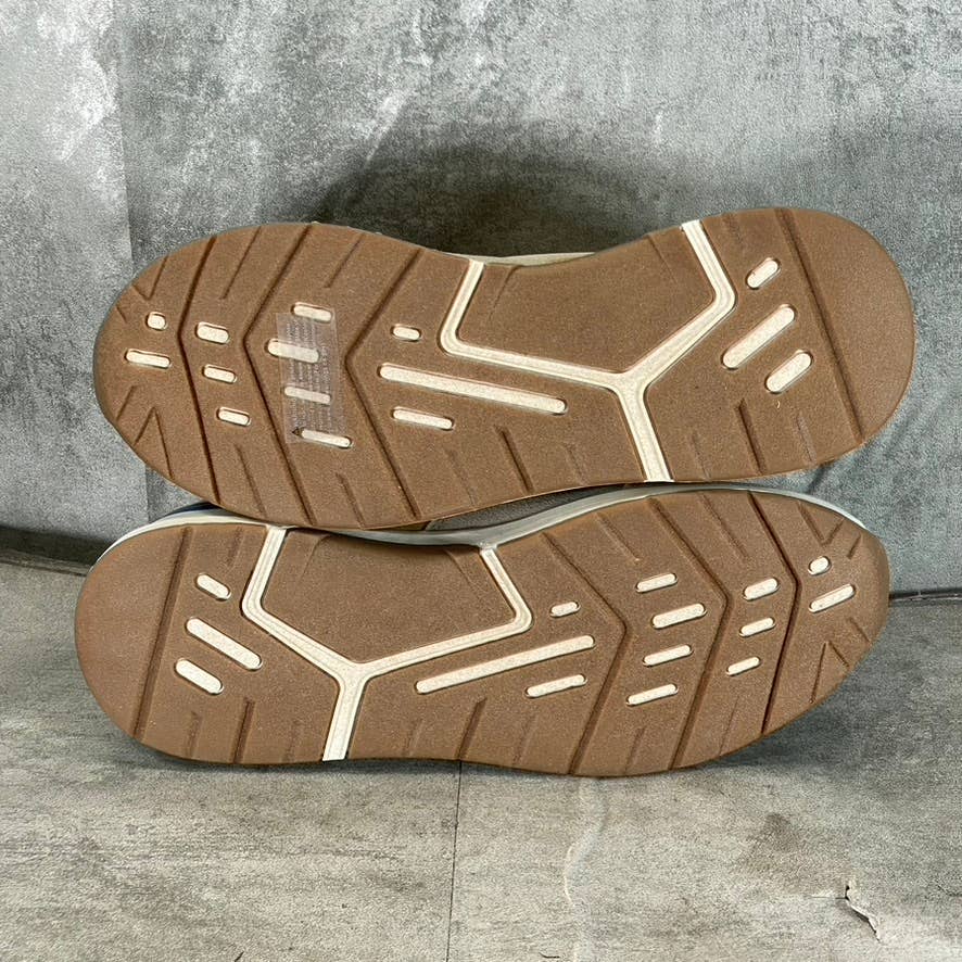 NEW YORK & COMPANY Men's Beige Harvey Low-Top Lace-Up Sneakers SZ 8