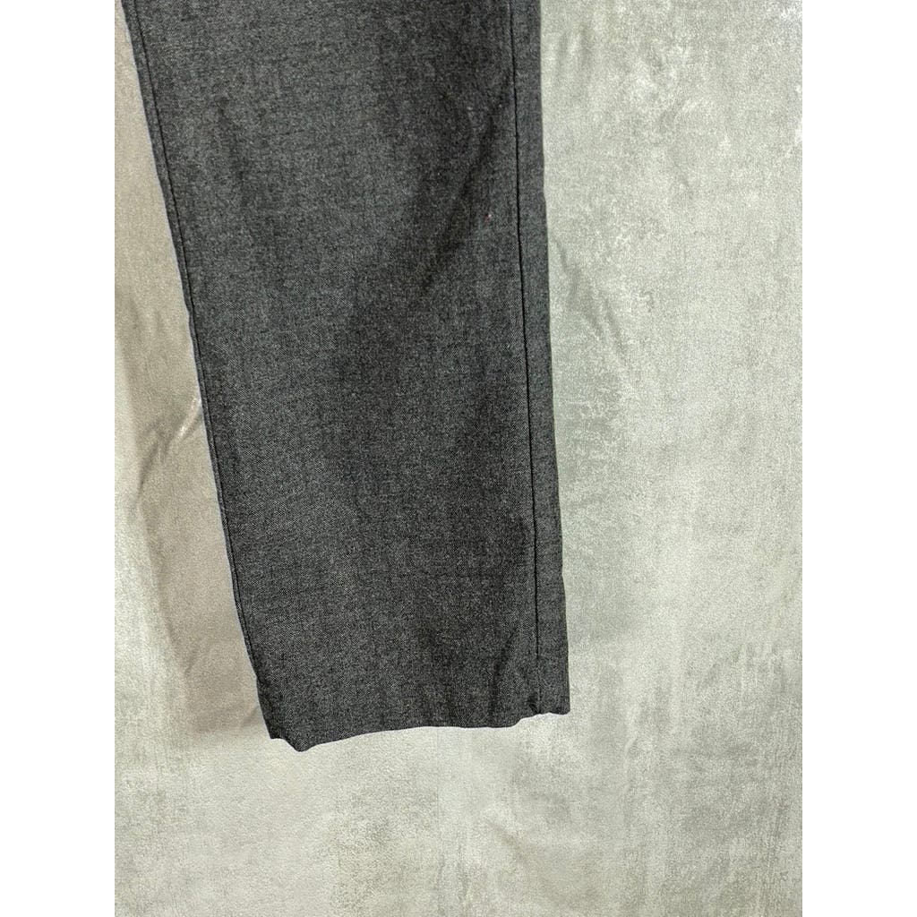 BANANA REPUBLIC Men's Charcoal Print Slim-Fit Aiden Stretch Pants SZ 31X30