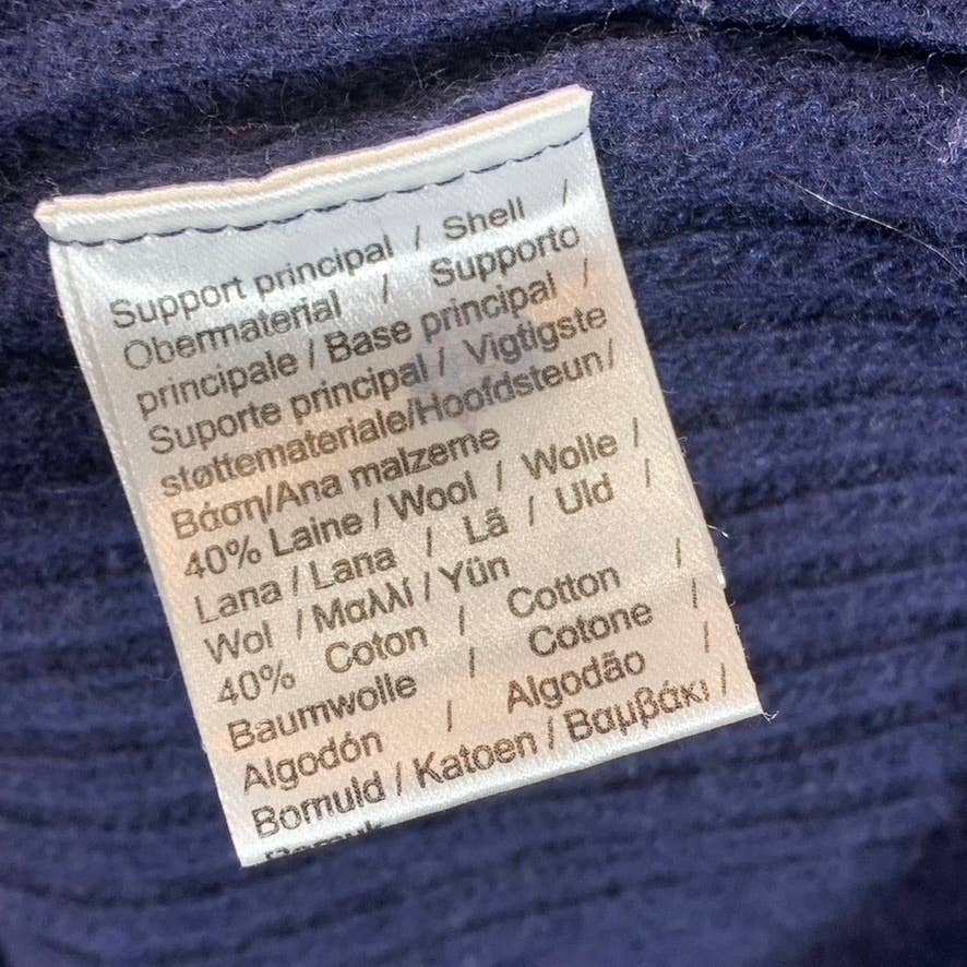 LACOSTE Men's Navy Blue Crewneck Classic-Fit Ribbed Long-Sleeve Sweater SZ 3XL