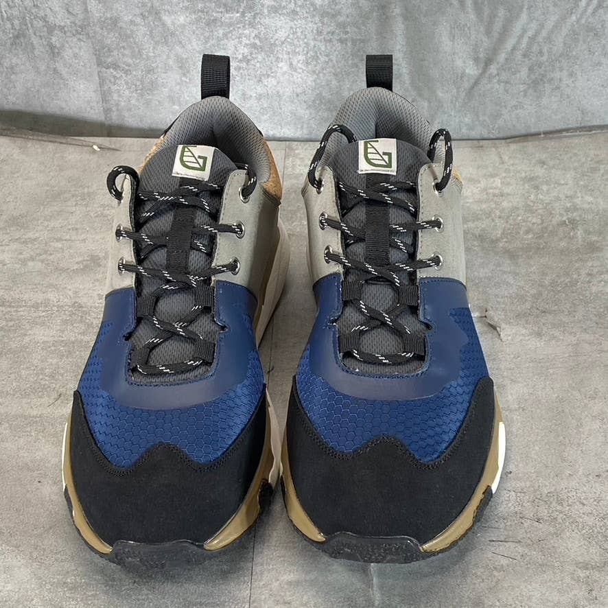 HYBRID GREEN LABEL Men's Blue Trillium Casual Lace-Up Sneakers SZ 10