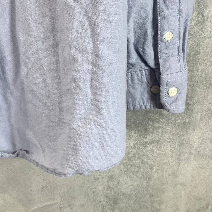 URBAN OUTFITTERS Men's Grey Button-Up Long-Sleeve Shirt SZ XL