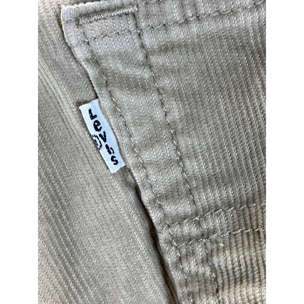 LEVI'S Men's Tan 511 Corduroy Slim-Fit Pants SZ 30X30