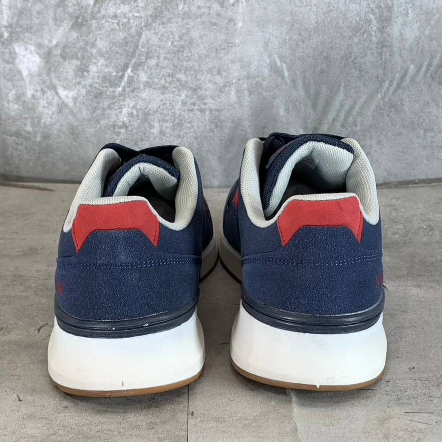 NEW YORK & COMPANY Men's Navy Harvey Low-Top Lace-Up Sneakers SZ 8.5