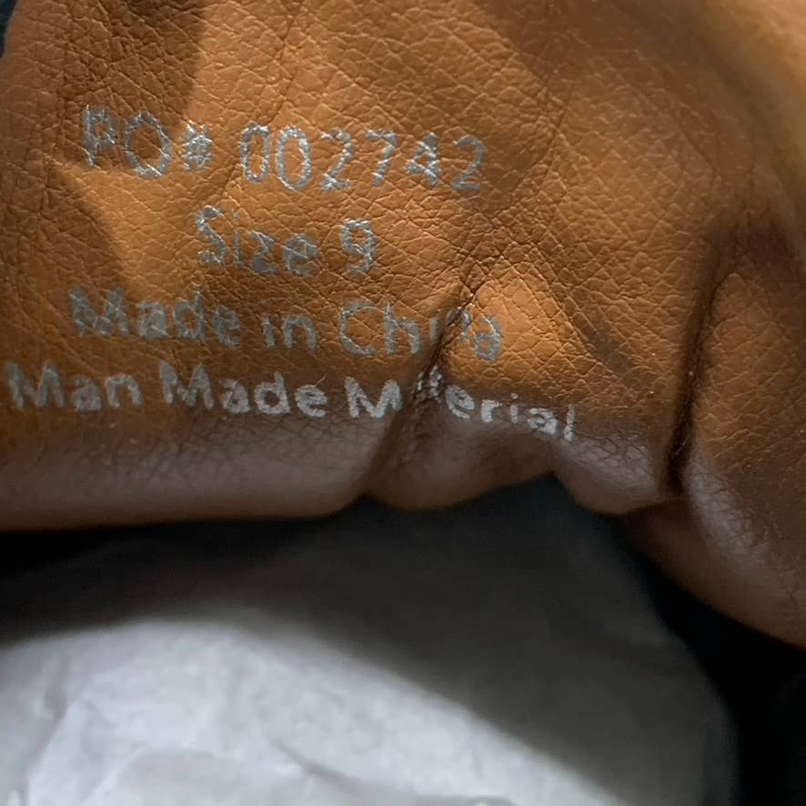 VANCE CO. Men's Tan Faux-Leather Austin Lace-Up Chukka Boot SZ 9