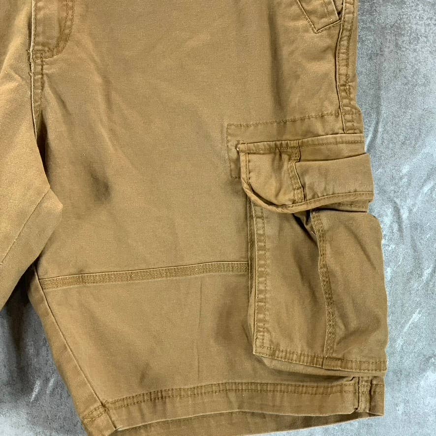 GOODFELLOW & CO Men's Brown Regular-Fit Flex Waist Cargo Shorts SZ 42