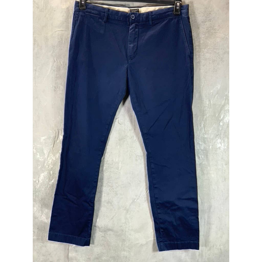 J.CREW Men's Navy 484 Slim-Fit Stretch Chino Pants SZ 34X30