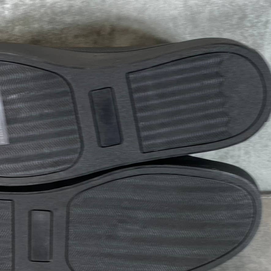 NEW YORK & COMPANY Men's Black Faux-Leather Cooper Low-Top Sneakers SZ 11