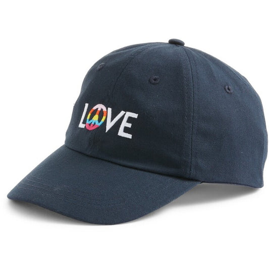 BP. Women's Navy Peace Love Dad Embroidered Adjustable Baseball Cap SZ OS