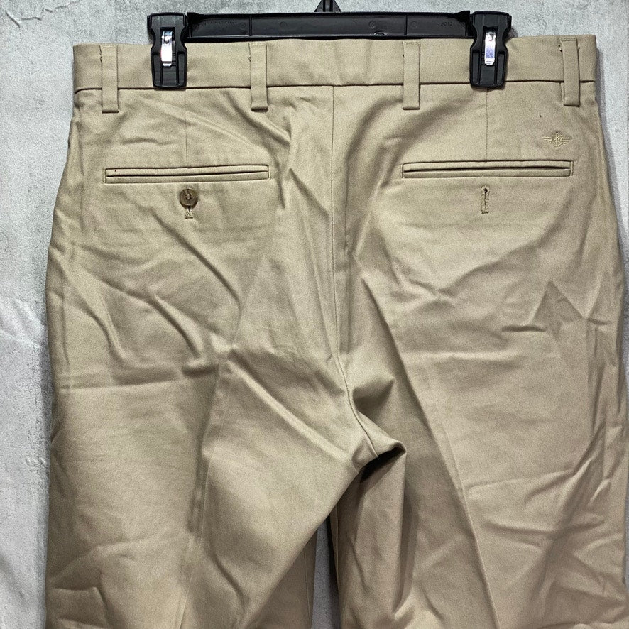 DOCKERS Tan Classic Fit Stretch Pants SZ 33X30