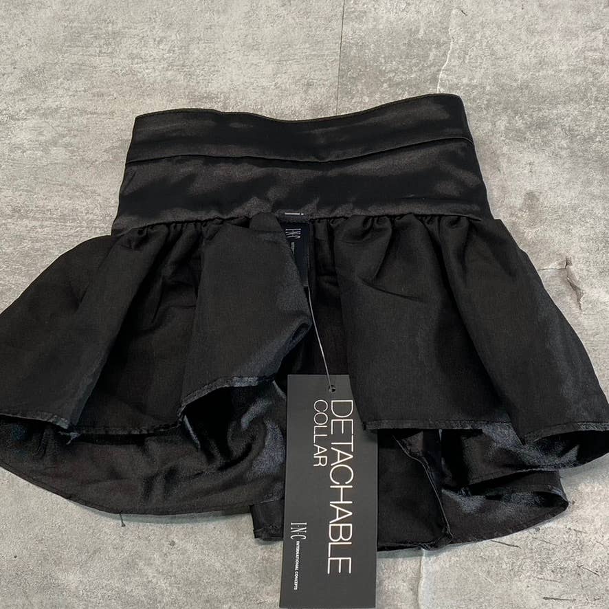 INC INTERNATIONAL CONCEPTS Women's Black Detachable Ruffled Faux Collar SZ OS