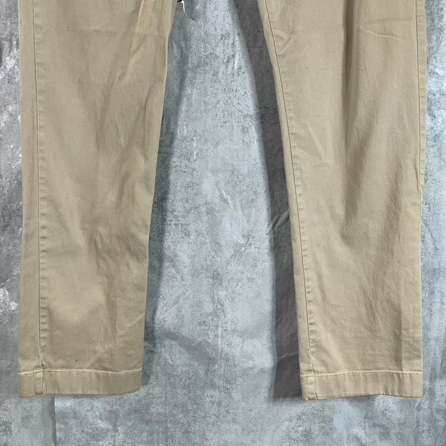 J.CREW Mercantile Men's Tan Slim-Fit Flex Chino Pants SZ 32X32