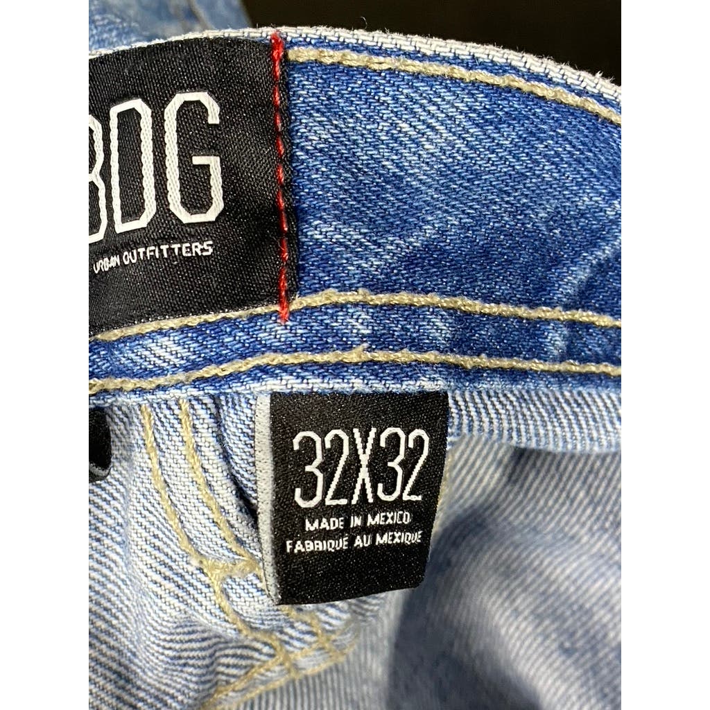 BDG By URBAN OUTFITTERS Men's Medium Lake Wash Dad Fit Denim Jeans SZ 32X32