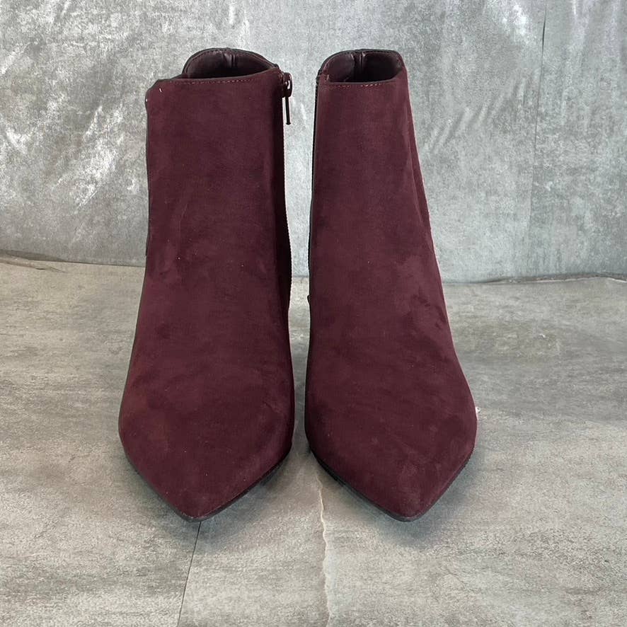 ALFANI Step N' Flex Women's Dark Berry Jacklynne Pointed-Toe Dress Booties SZ 9