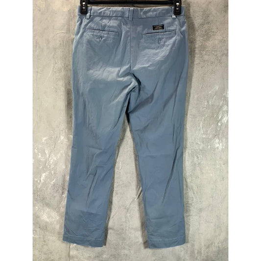 BANANA REPUBLIC Men's Thundercloud Blue Slim-Fit Aiden Stretch Chino Pants SZ 32