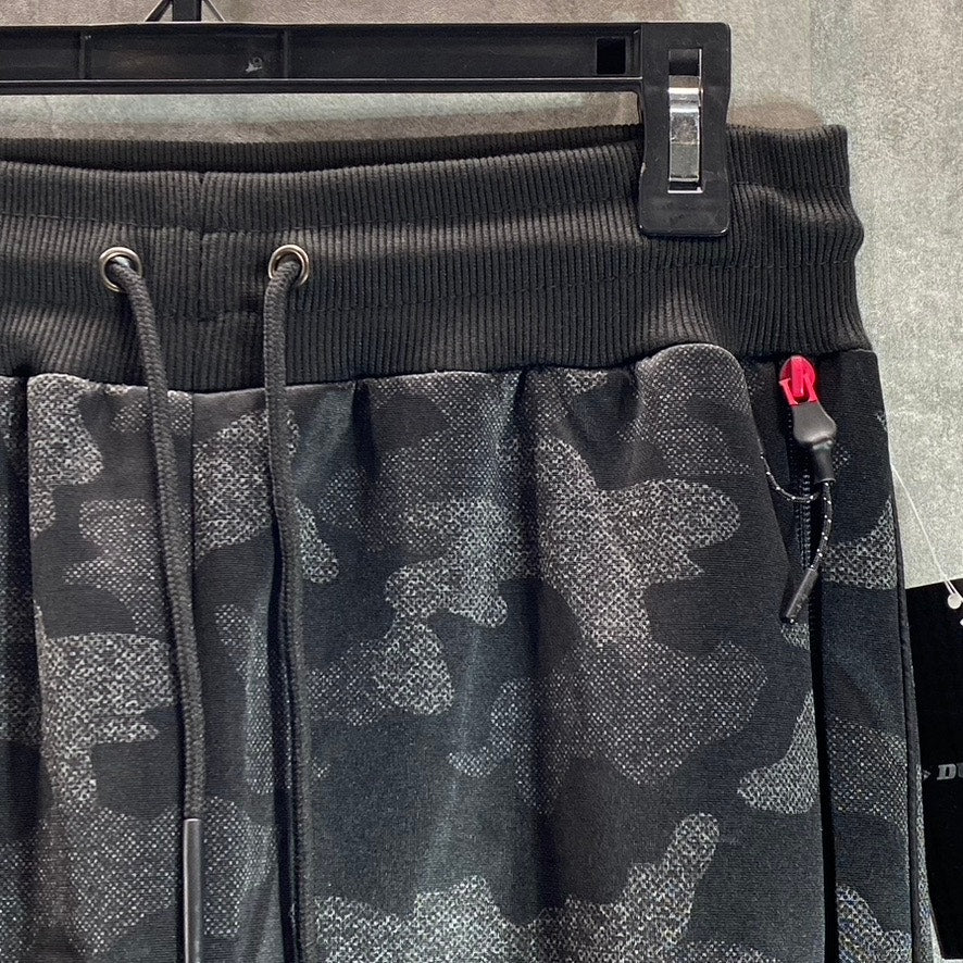 DUNLOP SPORT Men's Dark Grey Camo Pull-On Jogger Sweatpants SZ S