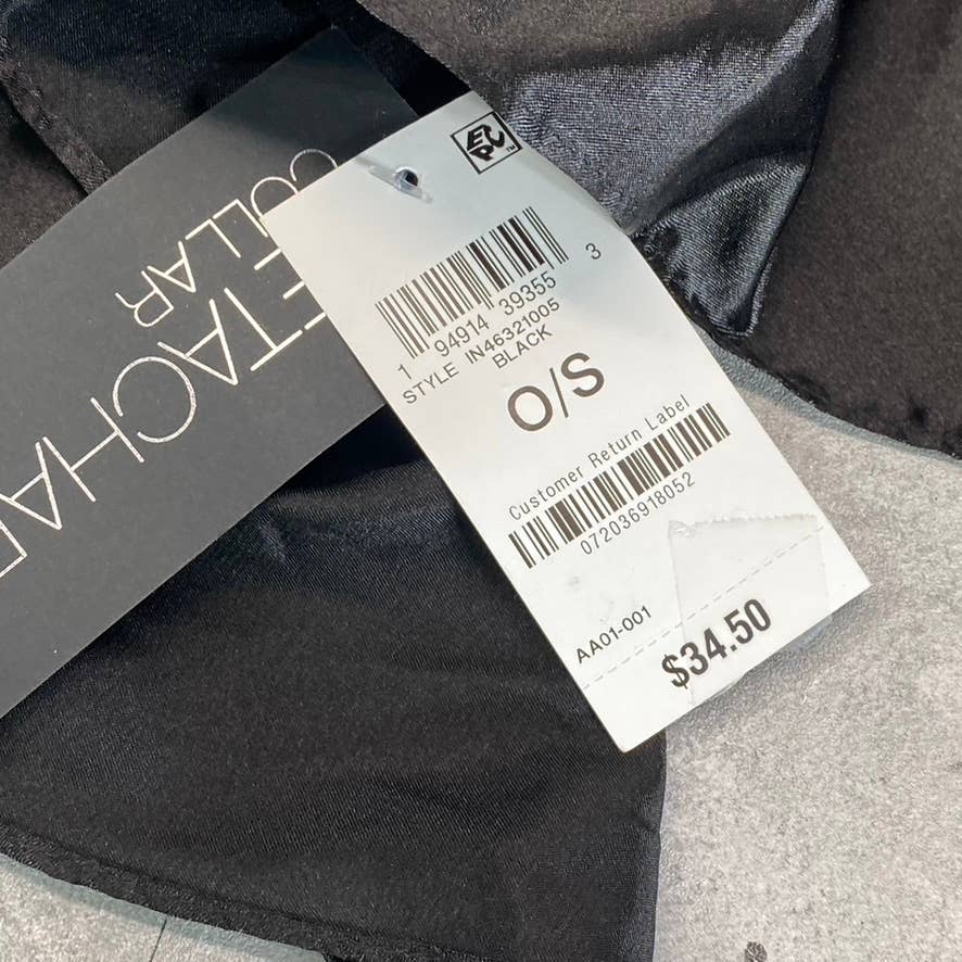 INC INTERNATIONAL CONCEPTS Women's Black Detachable Ruffled Faux Collar SZ OS