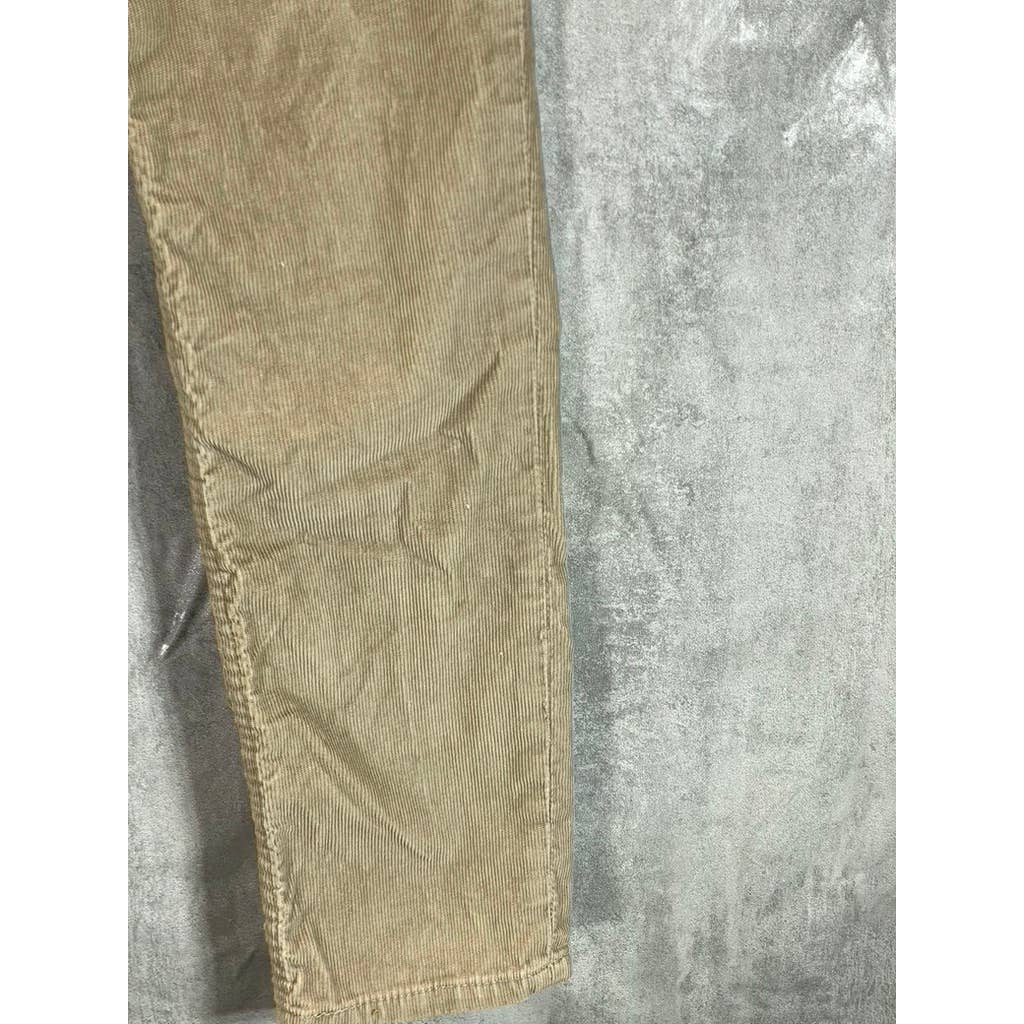 LEVI'S Men's Tan 511 Corduroy Slim-Fit Pants SZ 30X30