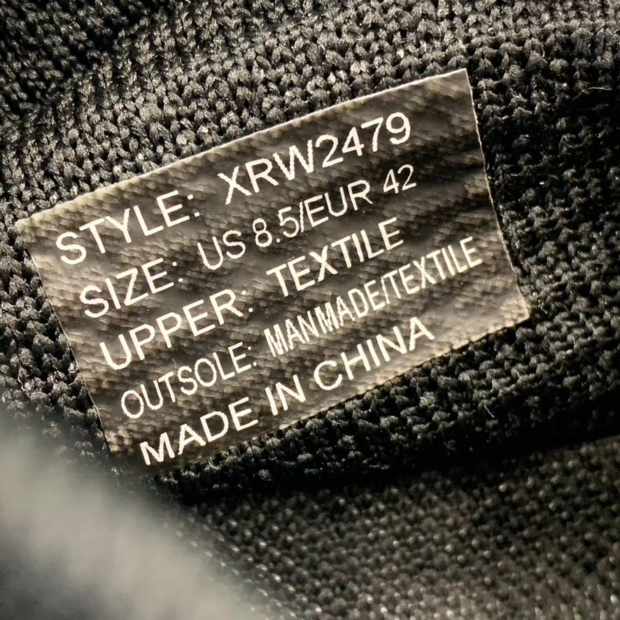 XRAY FOOTWEAR Men's Black/Red Knit Breathable Niko Lace-Up Sneakers SZ 8.5