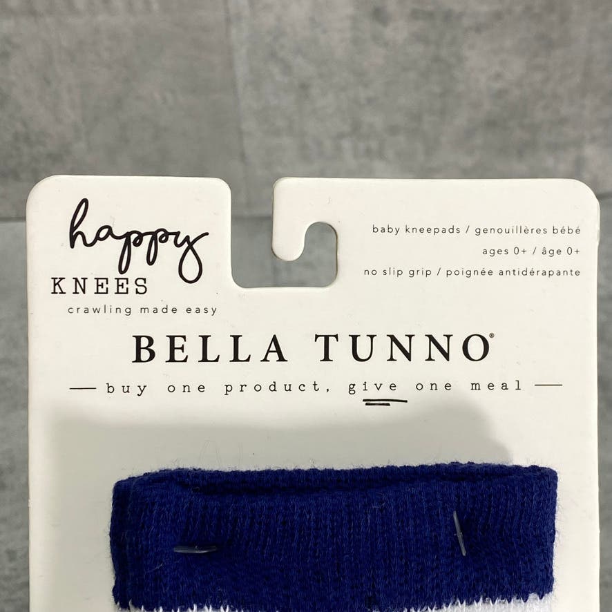 BELLA TUNNO Navy Striped Happy Knees Non-Slip Kneepads SZ 0+