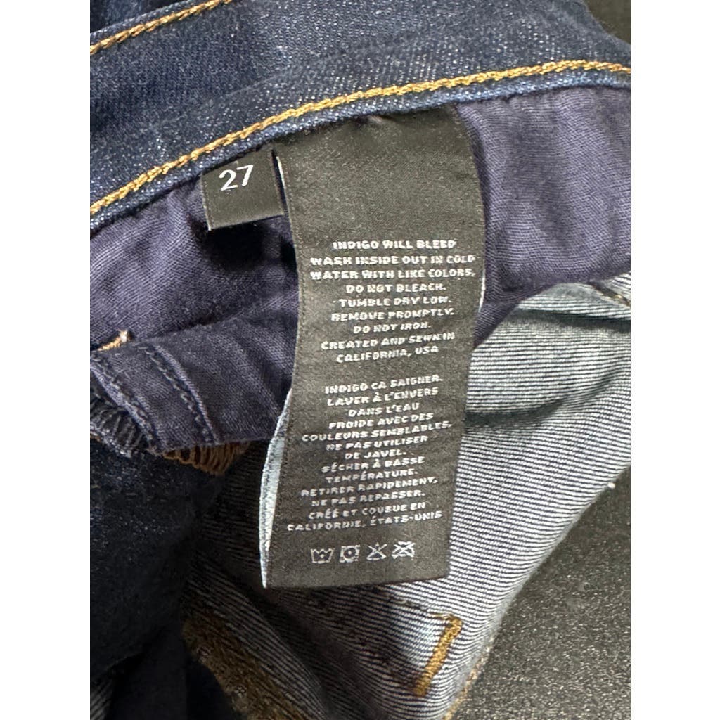 J BRAND Women's After Dark Maria High-Rise Skinny Denim Jeans SZ 27