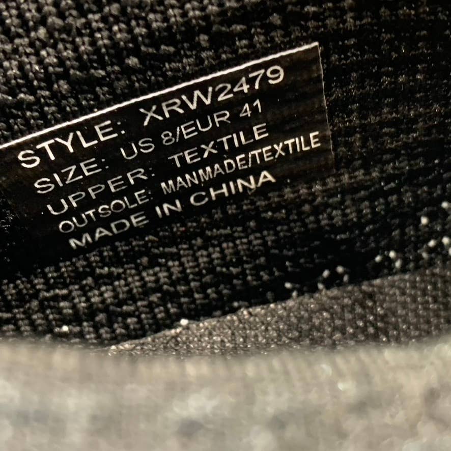 XRAY FOOTWEAR Men's Black/Red Knit Breathable Niko Lace-Up Sneakers SZ 8