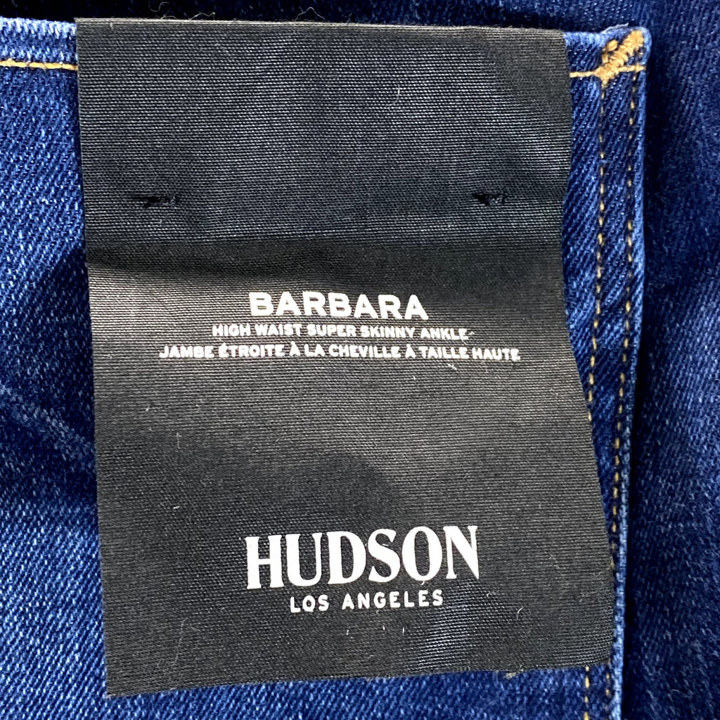 HUDSON Women's Flynn Barbara High-Rise Super Skinny Ankle Jeans SZ 26
