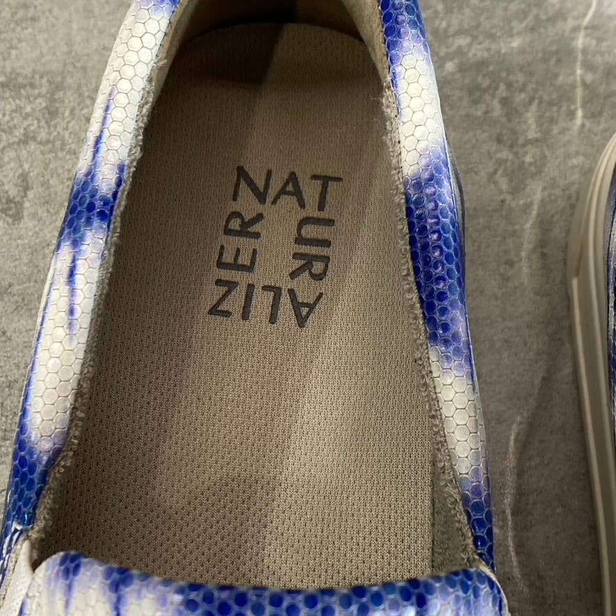 NATURALIZER Women's Blue Tie-Dye Aileen Round-Toe Slip-On Sneakers SZ 10