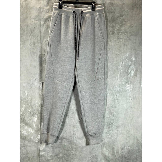 XIOS Men's Heather Grey Drawstring Pull-On Jogger Sweatpants SZ S