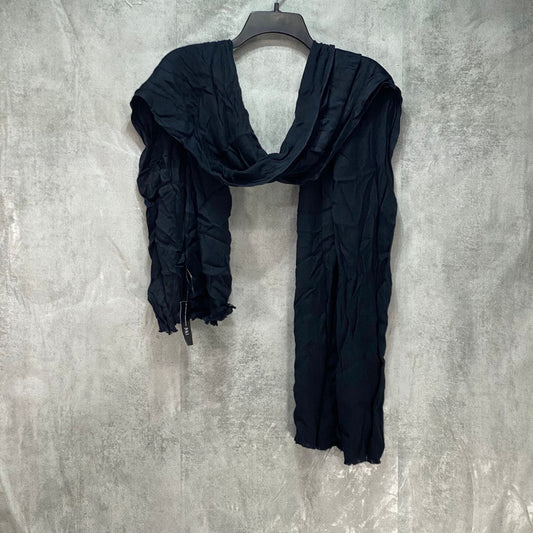 INC INTERNATIONAL CONCEPTS Black Wrap & Scarf OS