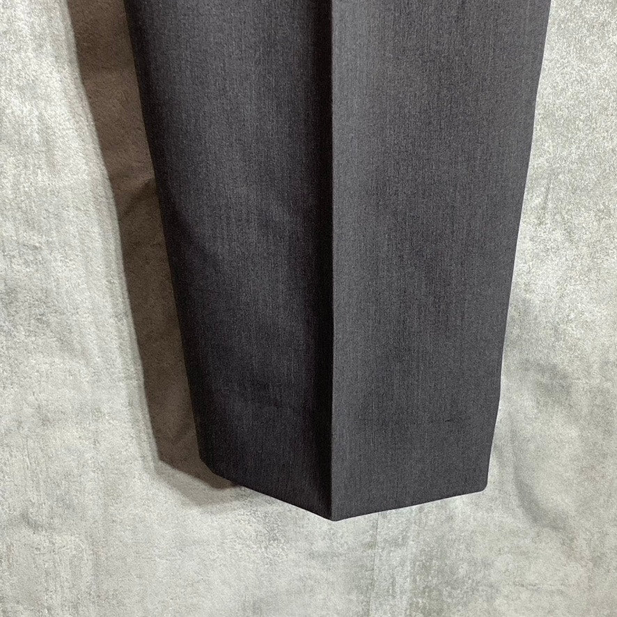 THE SAVILE ROW COMPANY Men's Gray Brixton Flat Front Suit Pants SZ 36