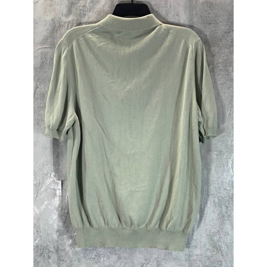 BOGLIOLI MILANO Men's Green Cotton Short Sleeve Polo Shirt SZ M