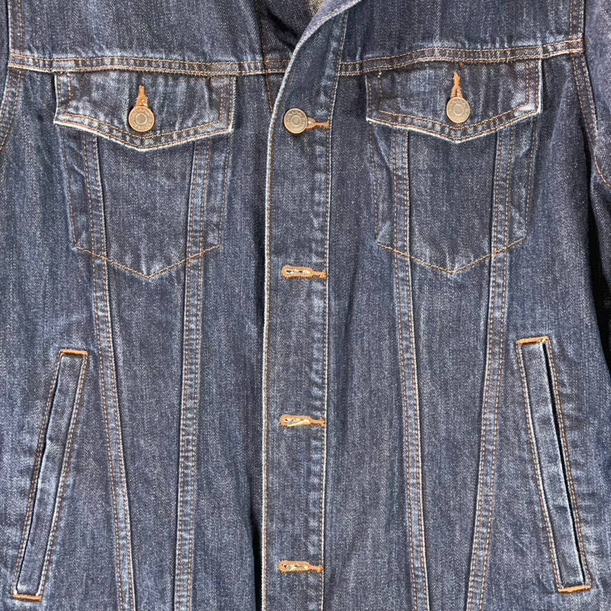 BANANA REPUBLIC Men's Rinse Standard Fit Button-Up Denim Jacket SZ S