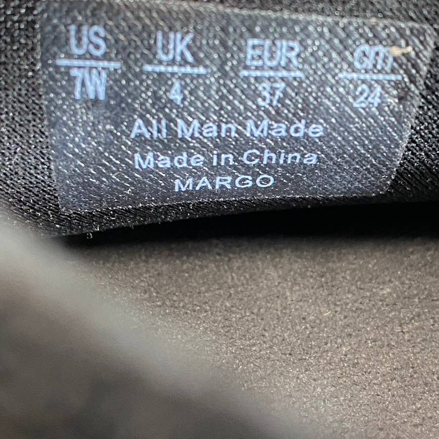 RYKA Women's Wide Black Margo Lightweight Ankle-Strap Thong Sandals SZ 7W