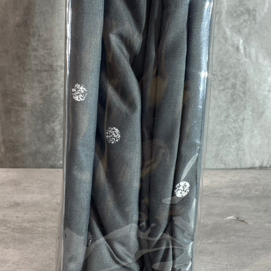 NORDSTROM RACK Gray Pearl Dot Print 4-Piece King Size Bed Sheet Set