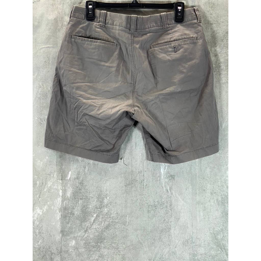 J.CREW Men's Spokane Grey Regular-Fit 9" Stretch Chino Shorts SZ 31