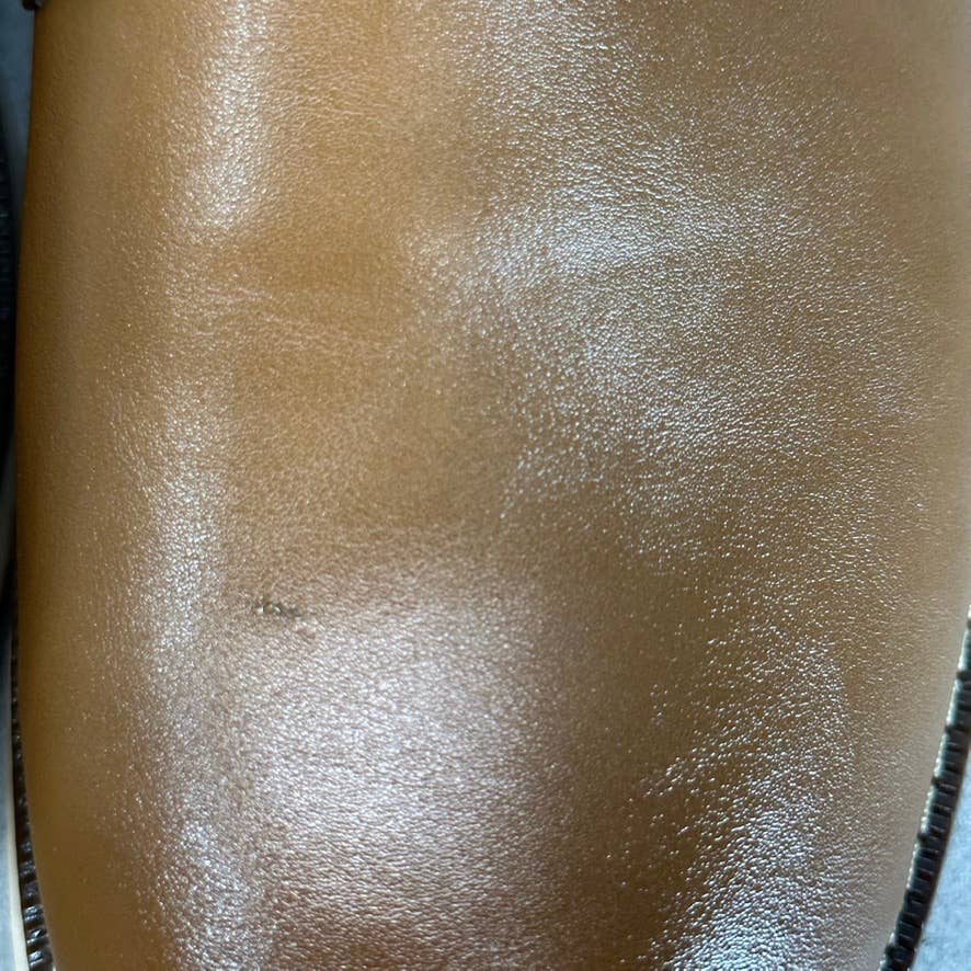 VANCE CO. Men's Tan Thad Faux-Leather Lace-Up Oxfords SZ 13