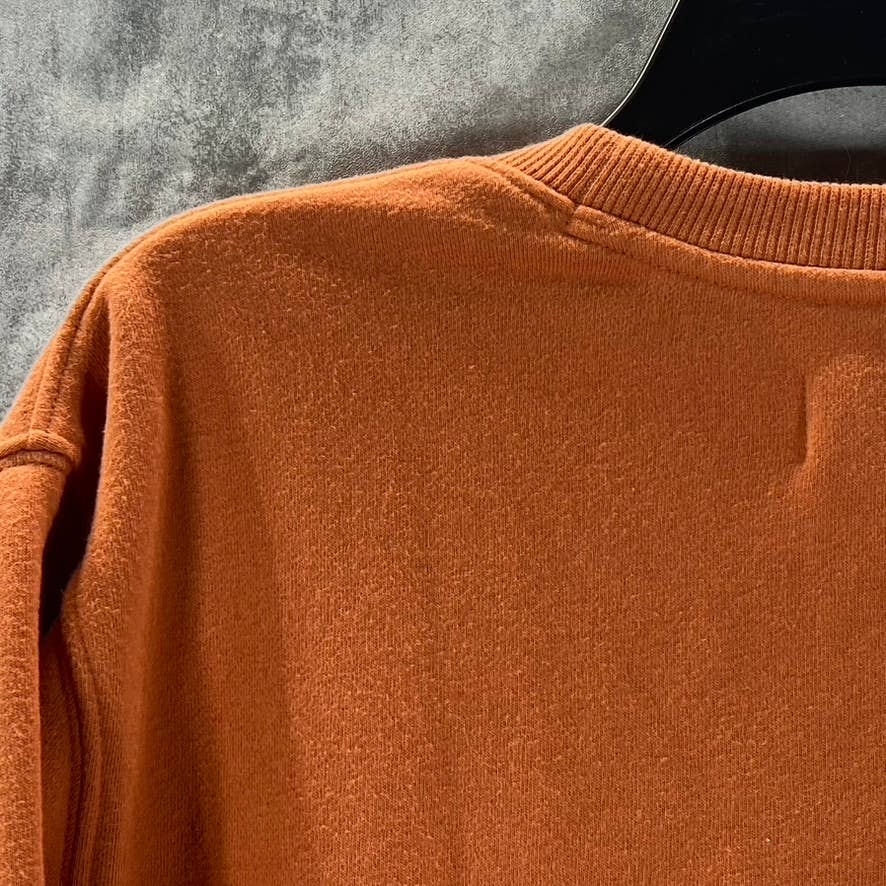 GOODFELLOW & CO Men's Rust Regular-Fit Crewneck Pullover Sweater SZ XL