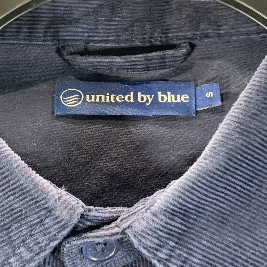 UNITED BY BLUE Men's Night Sky Organic Corduroy Button-Up Long Sleeve Jacket SZS