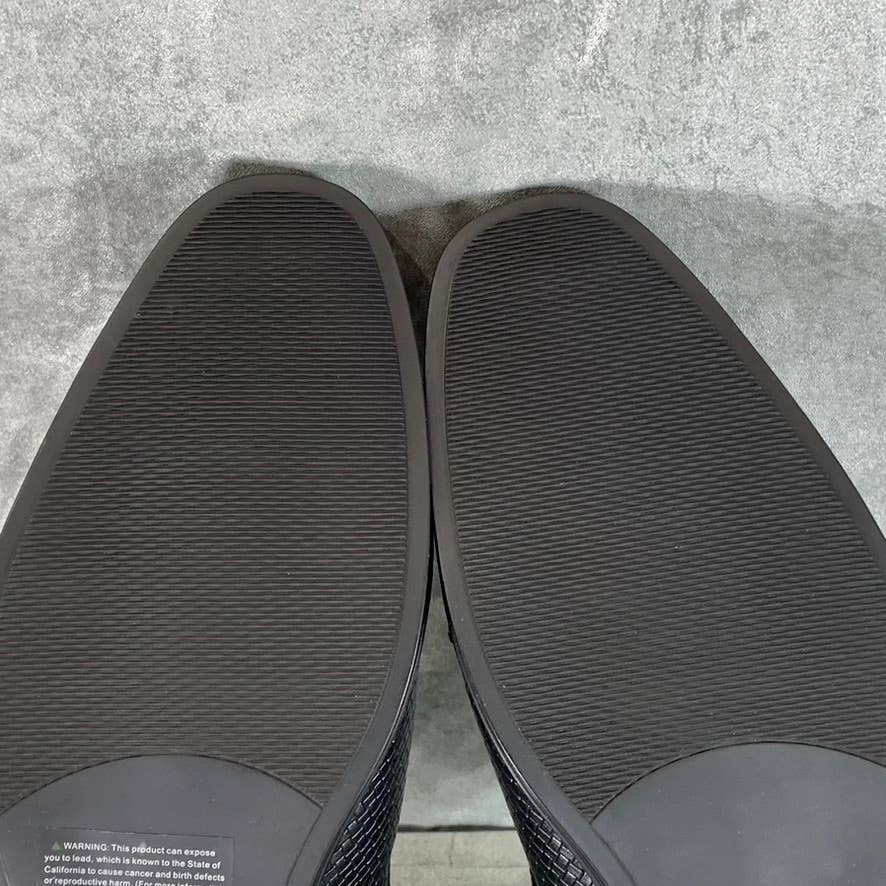 XRAY Men's Black Faux Leather Fellini Cap Toe Lace-Up Oxford Shoes SZ 9.5