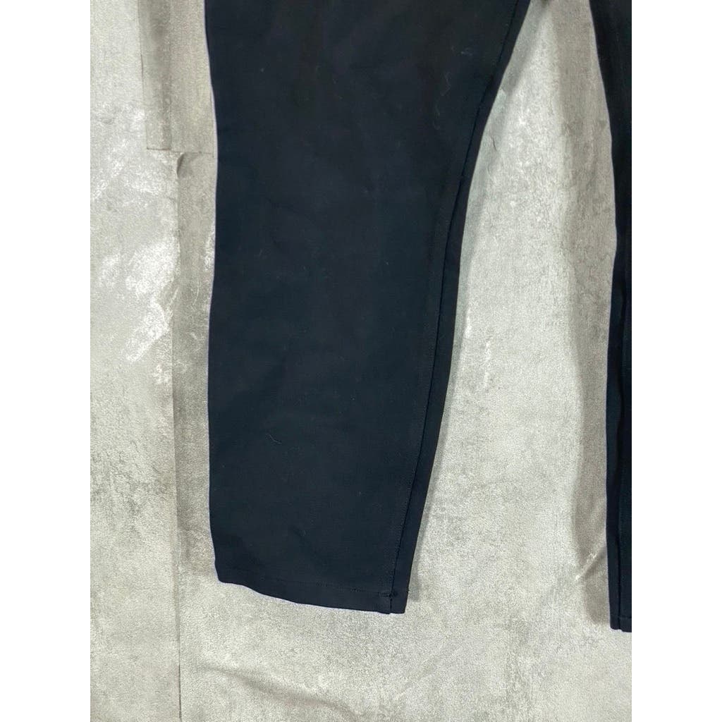 SPANX Women's Black Solid Jean-ish Pull-On Ankle Leggings SZ XL