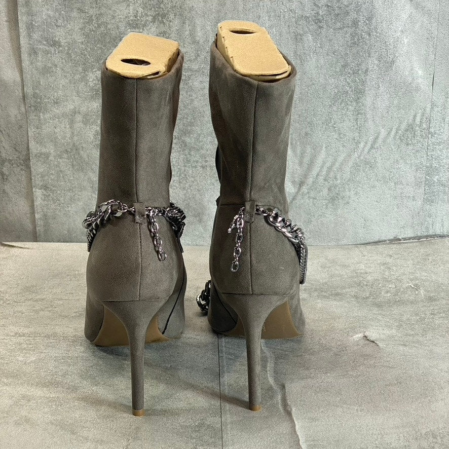 INC INTERNATIONAL CONCEPTS Women's Taupe Micro Reanna Pointed-Toe Stiletto READ