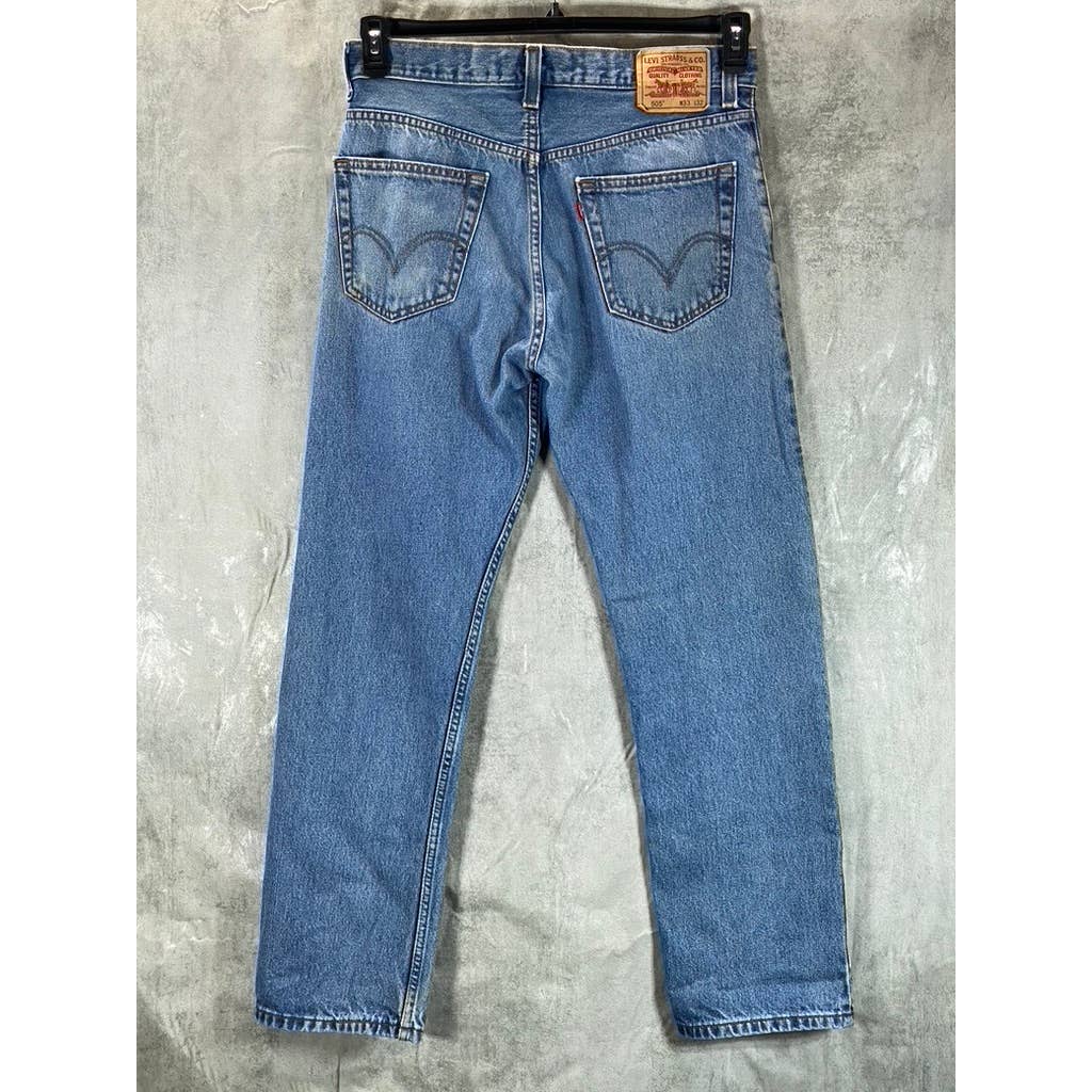 LEVI STRAUSS & CO Men's Medium Wash 505 Regular-Fit Jeans SZ 33X32