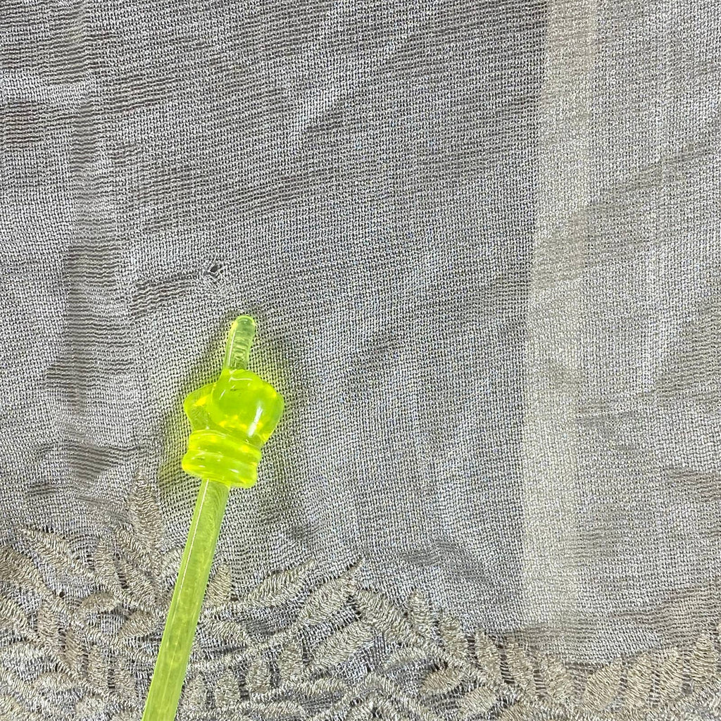 INC INTERNATIONAL CONCEPTS Women's Ivory Crescent Scalloped Wrap SZ OS