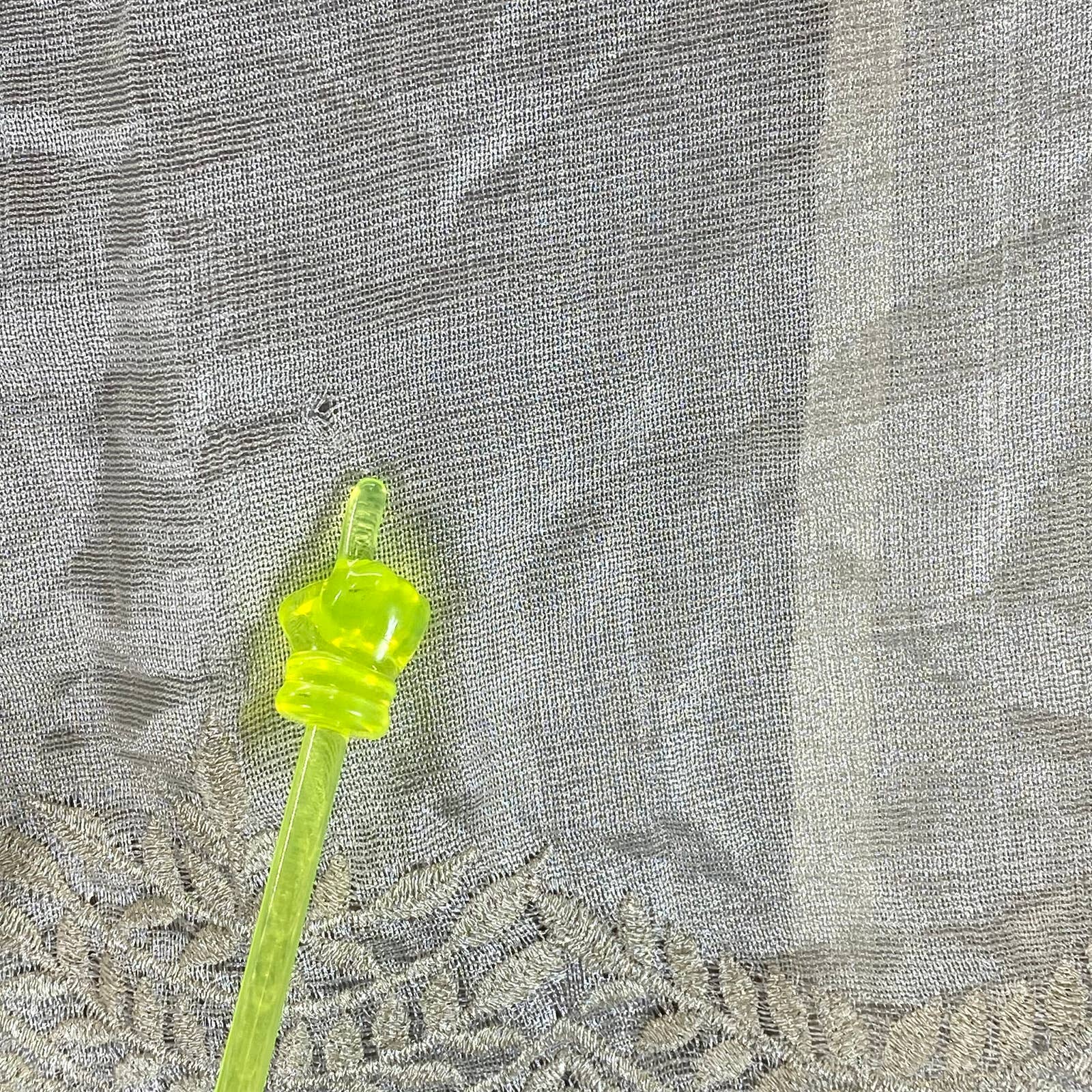 INC INTERNATIONAL CONCEPTS Women's Ivory Crescent Scalloped Wrap SZ OS