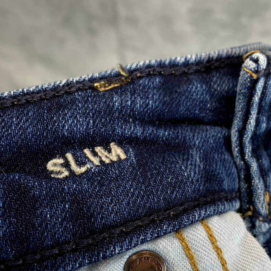 AMERICAN EAGLE OUTFITTERS Men's Deeply Cobalt AirFlex Slim Jeans SZ 30X30